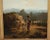 Wood Arabasque Oil Painting Desert Scene with Figures For Sale - Image 7 of 7