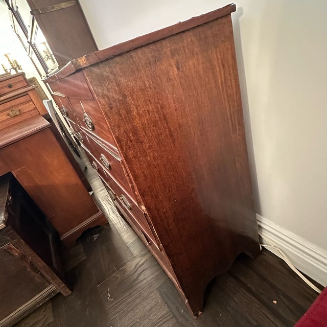 Late 18th Century Antique Hepplewhite Style Chest of Drawers For Sale - Image 5 of 9