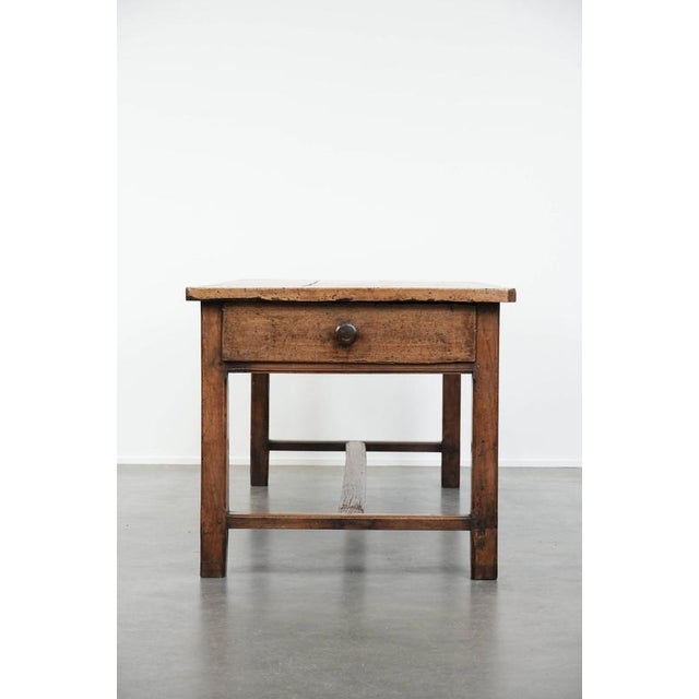 Antique French Dining Table with Three Drawers, 1700s For Sale - Image 4 of 18