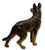 Excellent Vintage Hubley Manufacturing Co Usa Cast Iron German Shepherd Dog Doorstop - Circa 1930s For Sale - Image 13 of 18