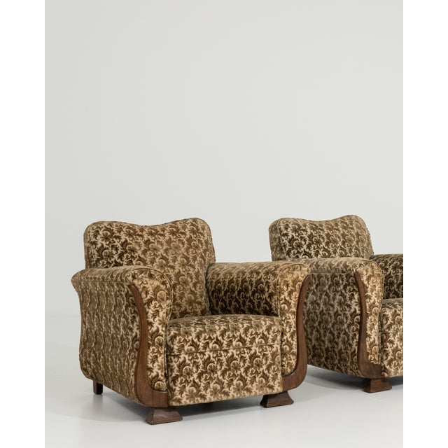 Pair of Art Deco Armchairs, Antique, France, Early 20th Century For Sale - Image 12 of 14