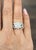 Modern 1.00 Ct Diamond Engagement Ring Set Size 6.5 For Sale - Image 3 of 10