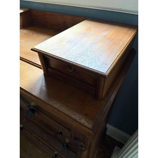 Late 19th Century Victorian Eastlake Walnut Dresser, Great Drawers, Excellent For Sale - Image 11 of 14