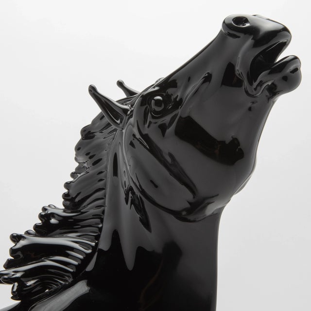 Hand Blown Murano Horse Sculpture For Sale - Image 10 of 11