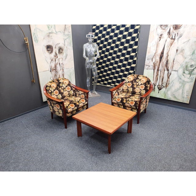 Wood Mid-Century Modern Armchairs by Wilhelm Knoll, 1970s, Set of 2 For Sale - Image 7 of 15