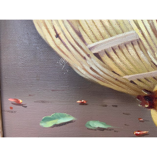 20th Century Still Life of Basket and Fruits For Sale - Image 4 of 11