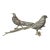 Late 20th Century Vintage Silverplate Table / Mantle Pheasants - A Pair For Sale - Image 5 of 9
