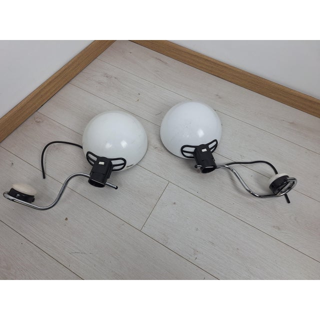 Metal Chrome Wall Lamps with Iguzzini Joints for Harveiluce, 1960s, Set of 2 For Sale - Image 7 of 7