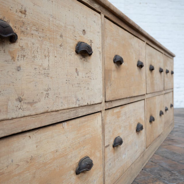 Large Haberdashery Sideboard with Drawers, 1900 For Sale - Image 6 of 11