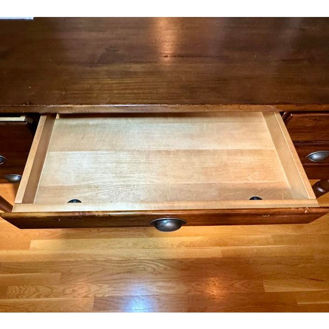 Pottery Barn Walnut Bedford Executive Desk (Check My Other Listing for a Matching Desk, Sold Separately) For Sale - Image 9 of 15