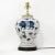 Vintage Brunschwig & Fils Cadiz Table Lamps - Blue and Cream Ceramic With Boar and Deer Motif - a Pair For Sale - Image 9 of 14
