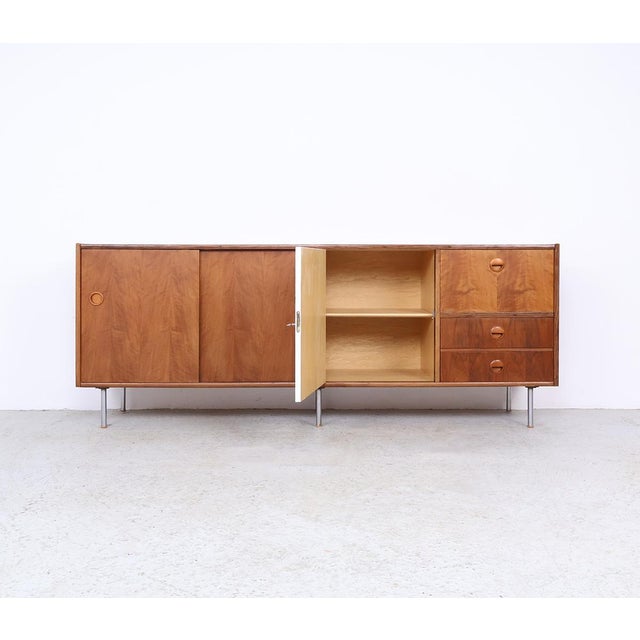 Mid-Century Modern Vintage Walnut Sideboard by William Watting for Fristho, 1960s For Sale - Image 3 of 18