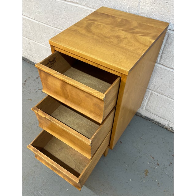 Mid-Century Nightstand in Birch by Morris of California For Sale - Image 15 of 16