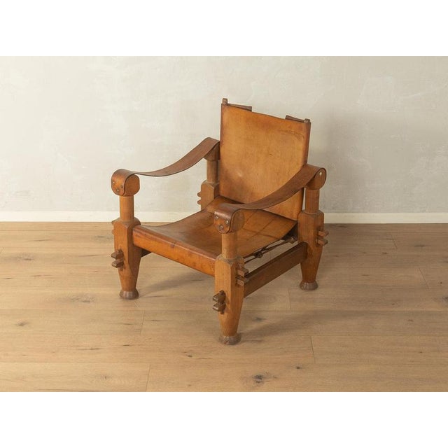 Brutalist Vintage Safari Armchair good craftsmanshipHigh-quality materialsMade in Spain Seat Height: 30.0 cm Width: 72 cm...