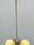 Art Deco Chrome and Opaline Glass Chandelier, 1930s For Sale - Image 6 of 14
