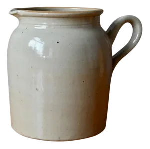 Large Antique Stoneware Farm Jug, 1890s