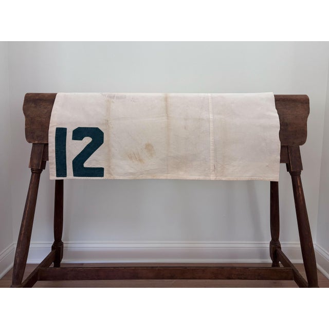 English 1960s Vintage Racehorse Saddle Cloth For Sale - Image 3 of 8