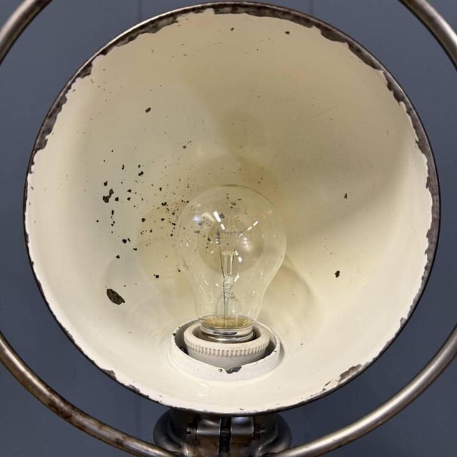 Vintage Five-Arm Floor Lamp with Green Brand Plate from Jieldé, 1950s For Sale - Image 10 of 18