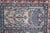Indian Kashmir Silk Geometric Floral Garden Medallion Area Rug Mat 48" For Sale - Image 12 of 13