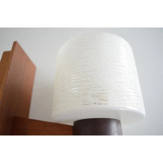 Scandinavian Teak Wall Lights, 1960s, Set of 2 For Sale - Image 9 of 10