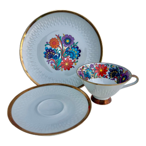 Mid 20th Century Winterling-Bavaria- Porcelain Dessert Plate Set 3
