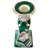 Green Vintage Chinese Famille Verte Floral Porcelain Candlesticks - A Pair For Sale - Image 8 of 10