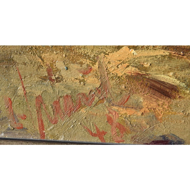 Ludwig Straub 1905 Mannheim - 1973 ibid. 'Summer landscape (probably near Seeheim on the Bergstrasse) with sheaves of...