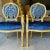 Romantic style chair with gold leaf details that will highlight your home. Lovely chair fully refinished in new gold leaf...