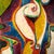 "Liberty" Heavy Impasto Expressionist Nude Portrait of a Lady Standing by Harald Dry Schmidt For Sale - Image 4 of 7