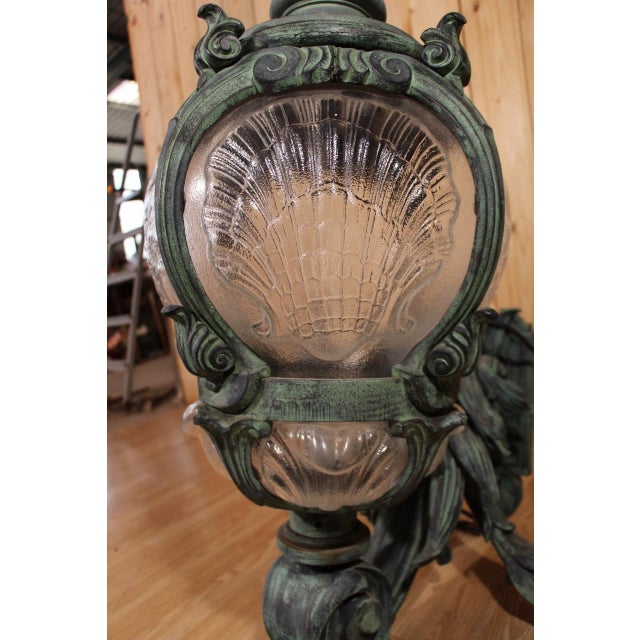 Cast Iron Sconces based on Pont Alexandre III Models, 1960s, Set of 2 For Sale - Image 12 of 14