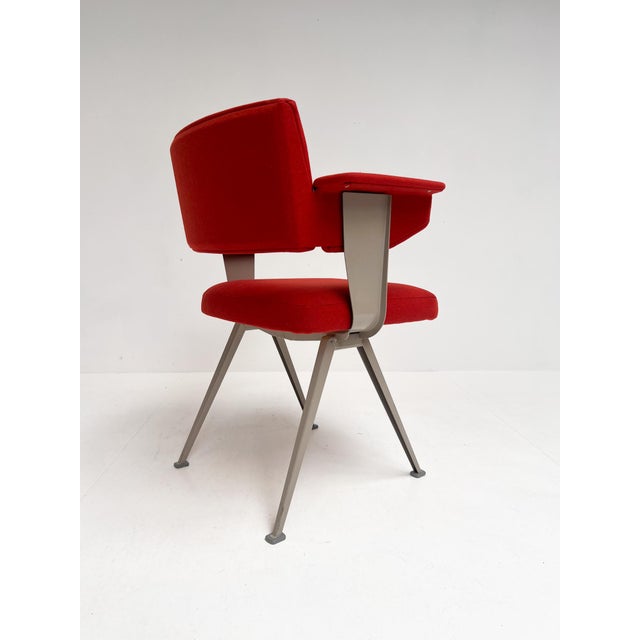 Dark Red Resort Chair by Friso Kramer for Ahrend de Cirkel, 1970s For Sale - Image 6 of 14