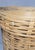 Late 20th Century Vintage Wicker Laundry Hamper With Lid Natural Woven Rattan Tall Storage Basket For Sale - Image 5 of 11