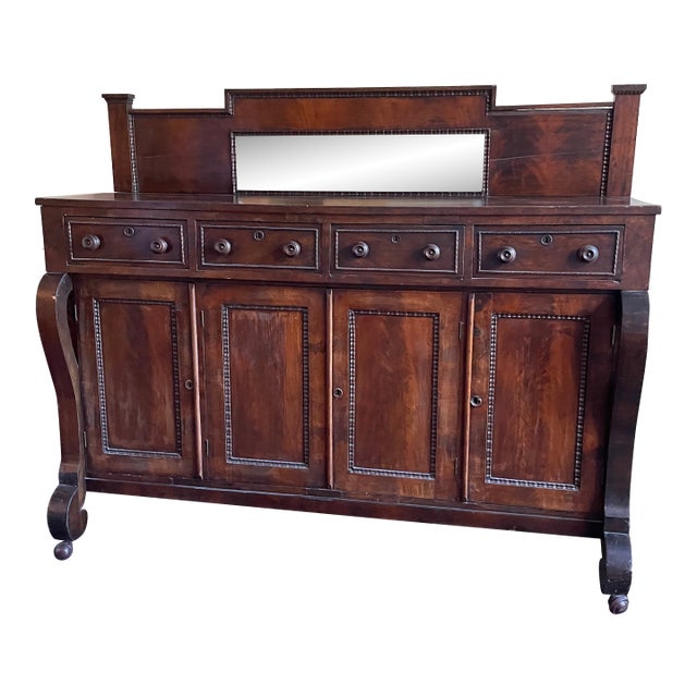 American Empire Style Sideboard (1820's-1840's) For Sale