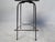 Mid-Century Modern 1970 Midcentury Leather and Iron Bar Stool For Sale - Image 3 of 4