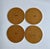 Vintage Modern "Ace" Ceramic Coasters, Set of 4 For Sale - Image 14 of 17