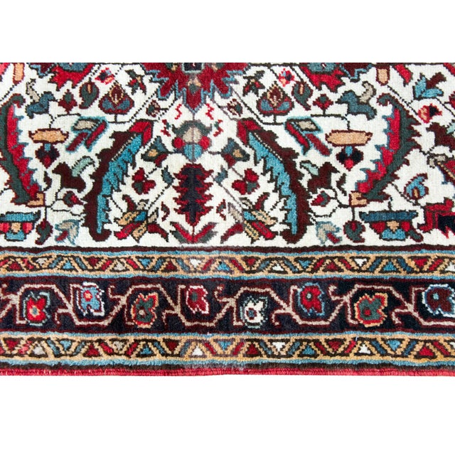 Vintage Persian Heriz Rug For Sale - Image 14 of 15