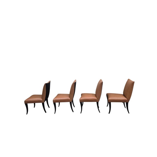 Vintage Contemporary Dining Chairs by Donghia – Offered for Reupholstery - Set of 4 Set of four authentic Donghia dining...