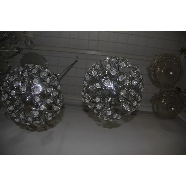 Crystal Pendants by Gaetano Sciolari, 1970s, Set of 2 For Sale - Image 11 of 12