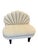 Art Deco Shell-Shaped Bench, 1960s For Sale - Image 3 of 6