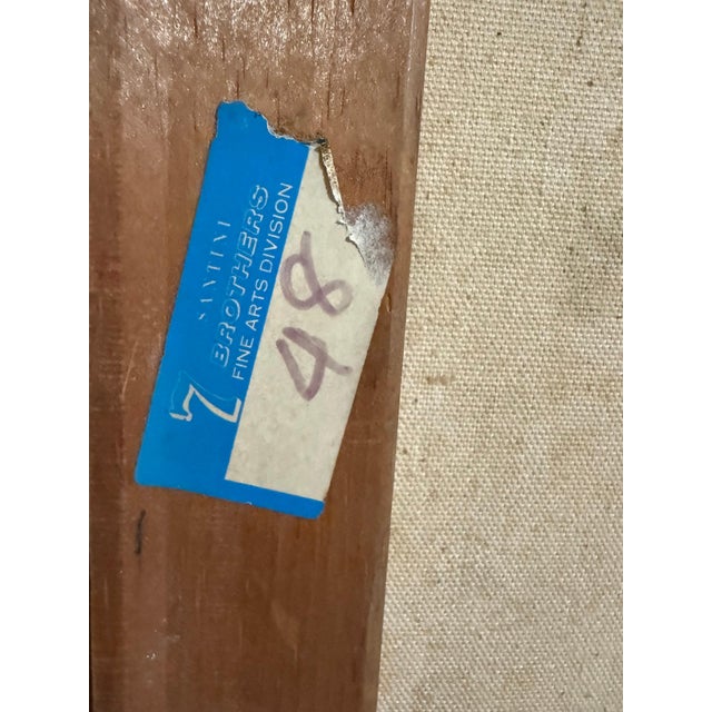 1960s Jay Milder, Untitled Composition Abstract Expressionist Oil Painting Jay Milder, 1960 For Sale - Image 5 of 14