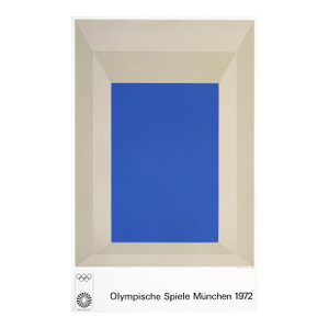 1972 Josef Albers Munich Olympics Silkscreen Poster