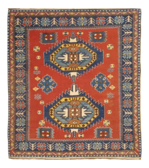 Pasargad Ny Turkish Kazak Rug - 4'11" X 5'8"
