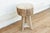 Rustic Reconstructed Weathered Wood Side Table For Sale - Image 3 of 6
