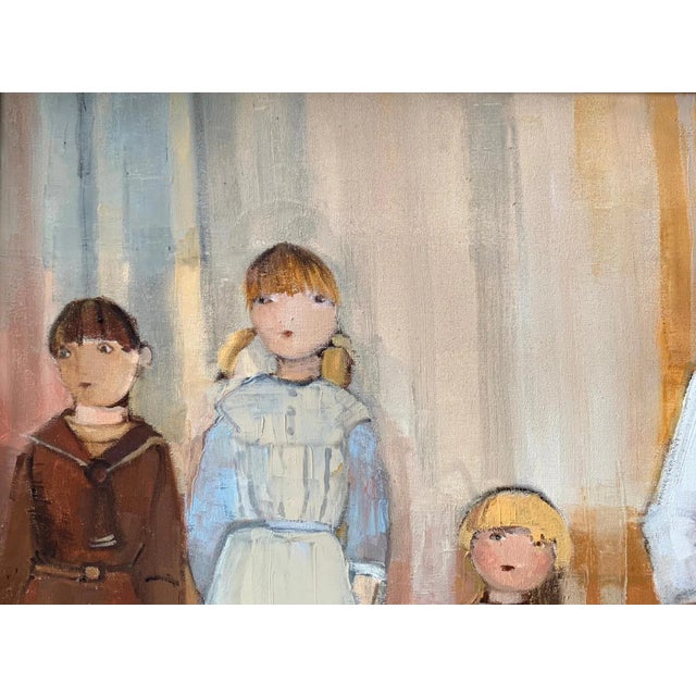 Contemporary Malgorzata Rozmarynowska, A Family, 2013, Oil on Canvas For Sale - Image 3 of 9
