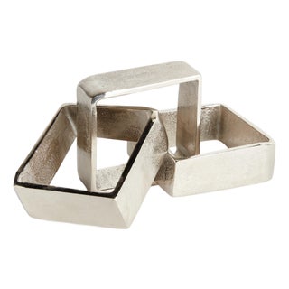 Corbin Square Chain Sculpture For Sale