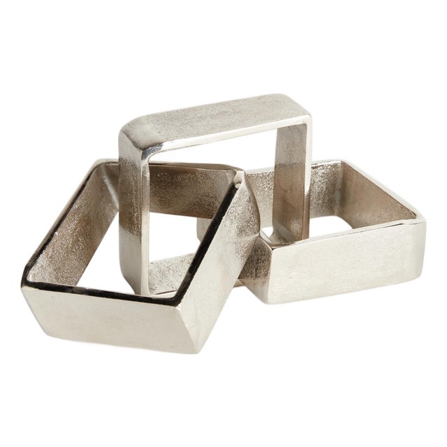 Corbin Square Chain Sculpture For Sale