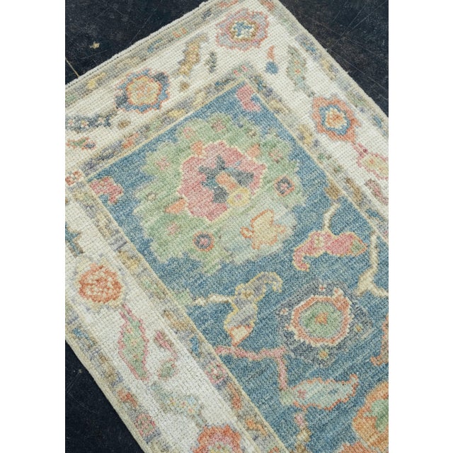 Early 21st Century Turkish Oushak Runner Rug 2'3" x 5'8" #17274 For Sale - Image 5 of 8
