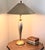 1980s Postmodern Lam Lee Group "Leeazanne" Silver & Gold Leaf Table Lamp For Sale In Columbus - Image 6 of 10