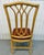 Vintage Faux Bamboo Rattan Dining Chairs - Set of 8 For Sale - Image 9 of 9