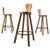Vintage Brutalist Bar Stools, 1960s, Set of 3 For Sale - Image 12 of 12